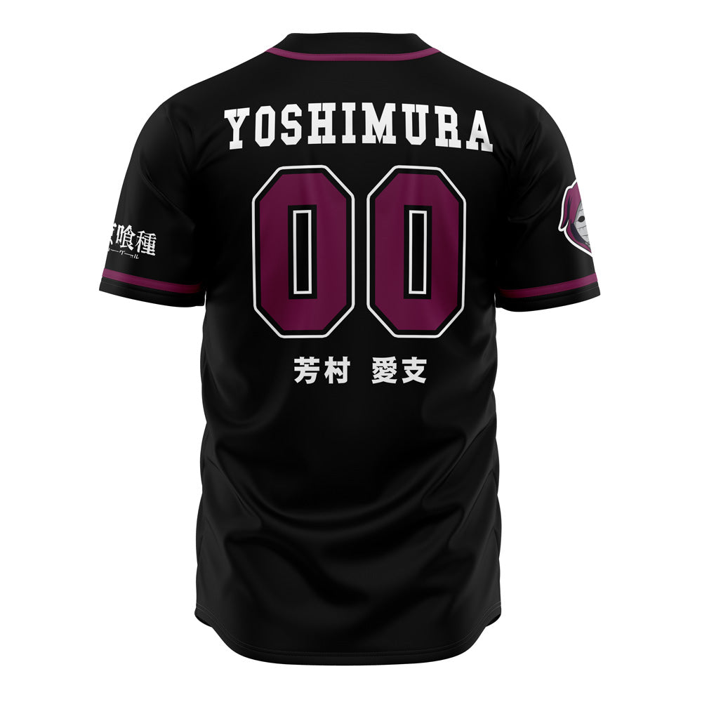 Anime-Inspired Black Baseball Jersey - Stylish &amp; Comfortable Sportswear For Fans