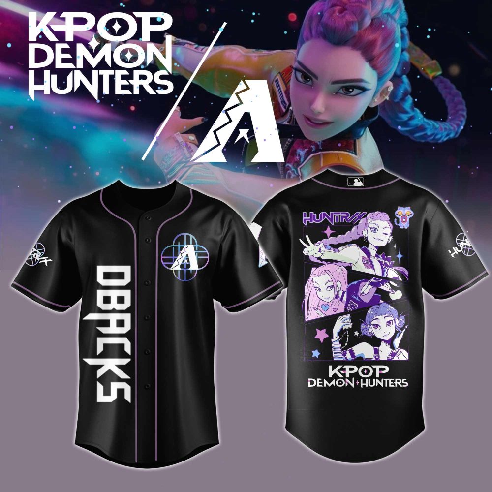 Kpop Demon Hunters Baseball Jersey - Stylish Anime Graphic Tee For Fans