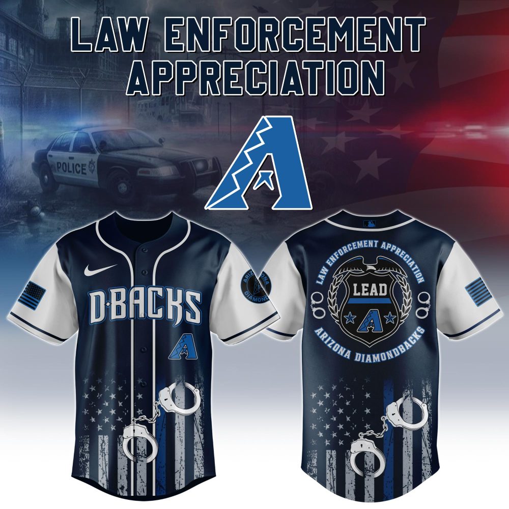 Honor Law Enforcement: D-Backs Jersey - Limited Edition Tribute Gear