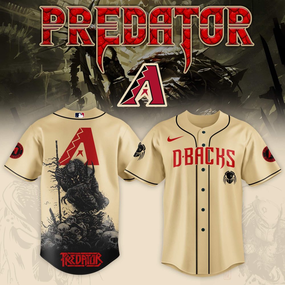 Limited Edition Predator Baseball Jersey - D-Backs Design, Premium Quality!