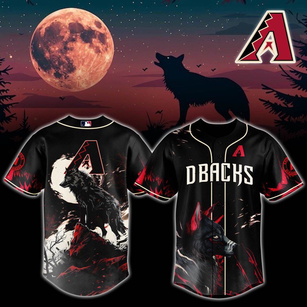 Arizona Dbacks Wolf Spirit Jersey - Unique Design, Perfect Gift For Fans