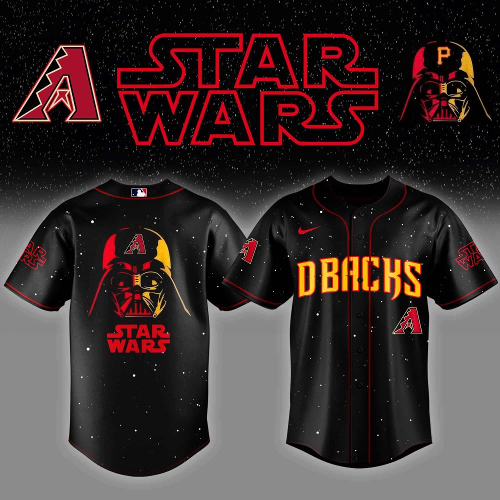 Star Wars D-Backs Jersey - Limited Edition Darth Vader Baseball Shirt