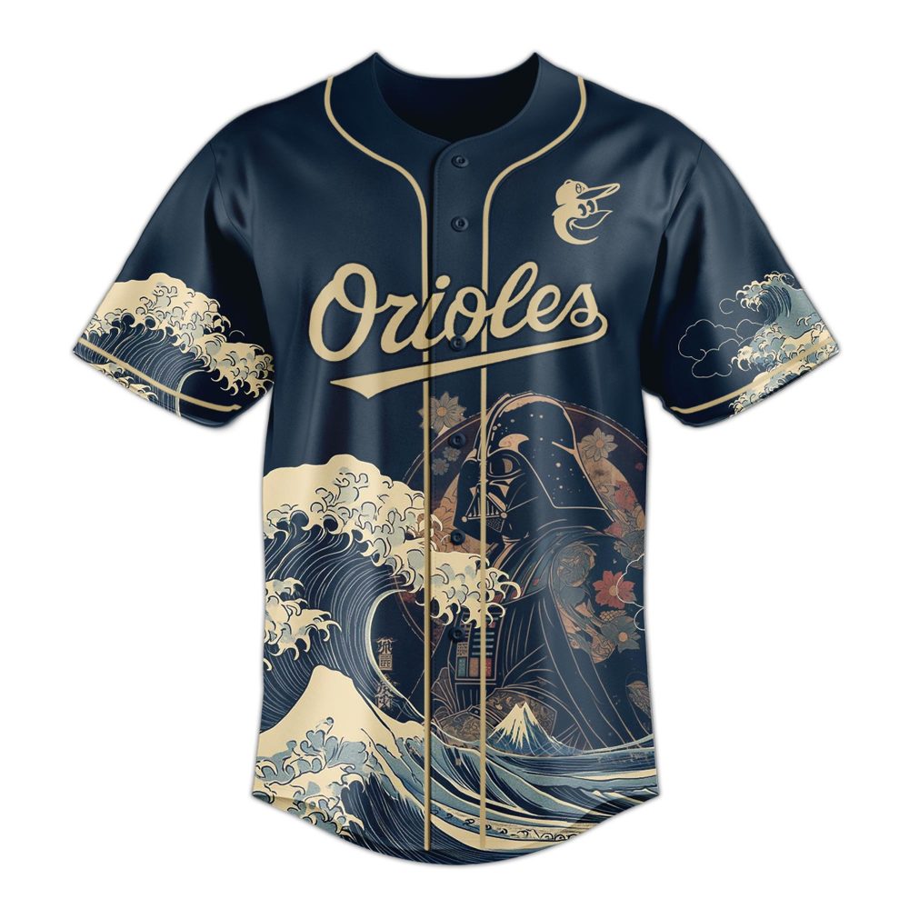 Limited Edition Samurai Vader Baseball Jersey - Unique Art Design, Perfect Gift!