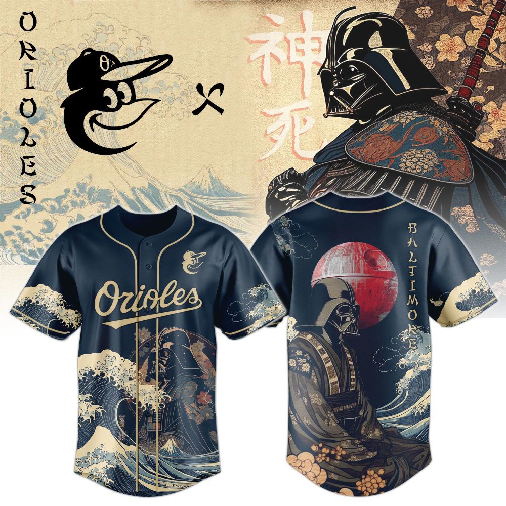 Limited Edition Samurai Vader Baseball Jersey - Unique Art Design, Perfect Gift!