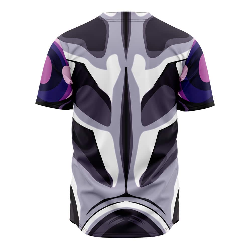 Vibrant Anime-Inspired Button-Up Shirt - Bold Purple &amp; Black Design For Stylish Fans