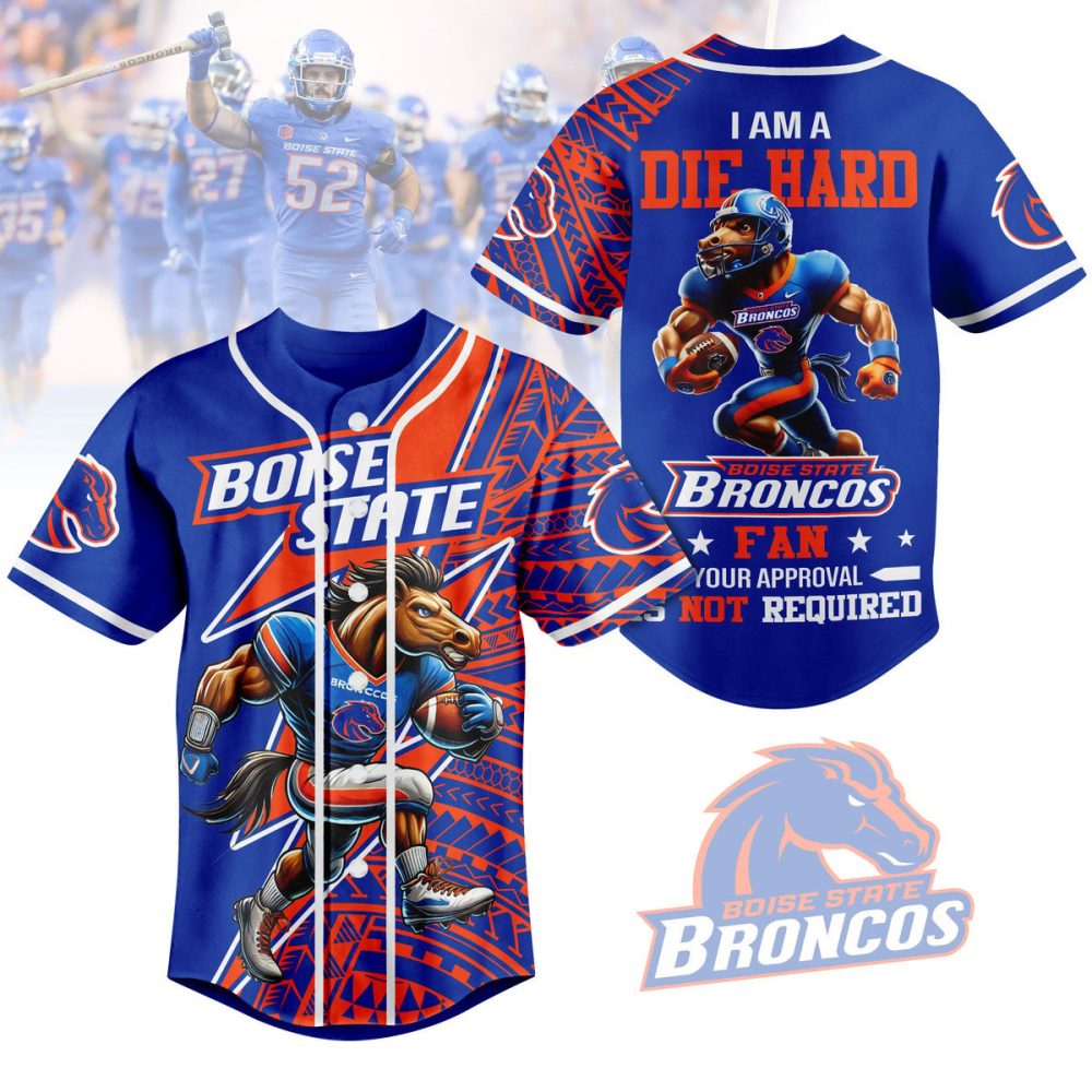 Boise State Broncos Fan Jersey - Bold Design For Die-Hard Supporters