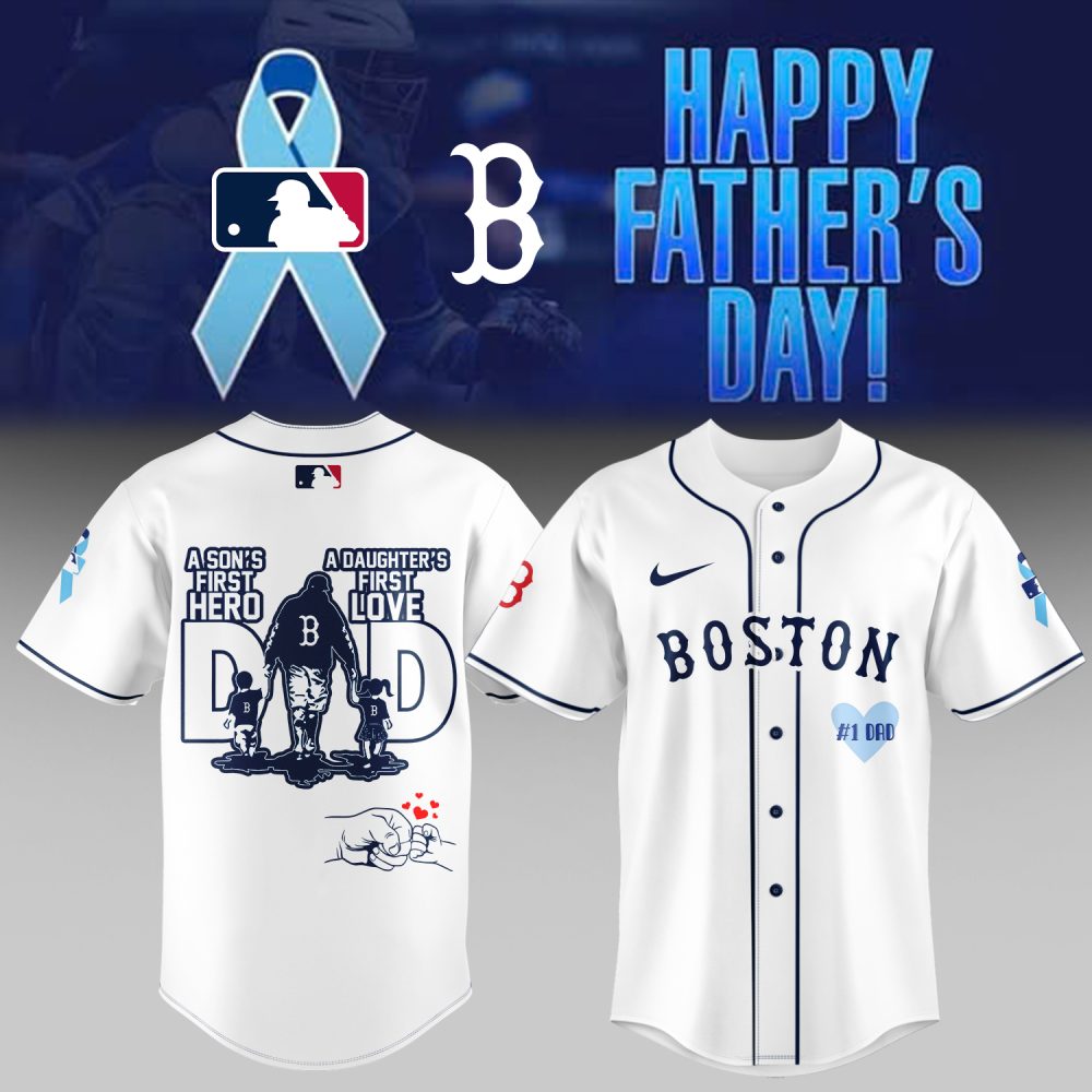 Boston Father'S Day Baseball Jersey – Son'S Hero, Daughter'S Love Gift