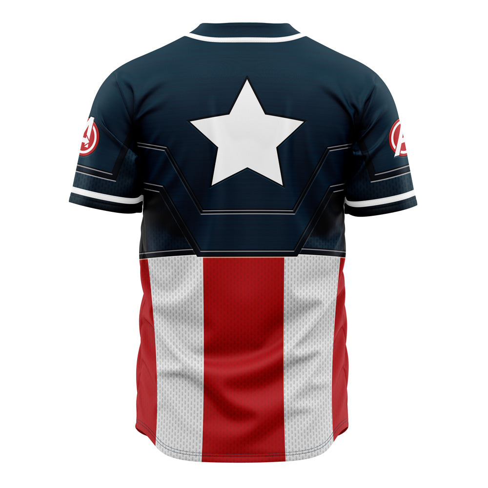 Patriotic Star &amp; Stripes Baseball Jersey – Bold Design For Fans &amp; Collectors