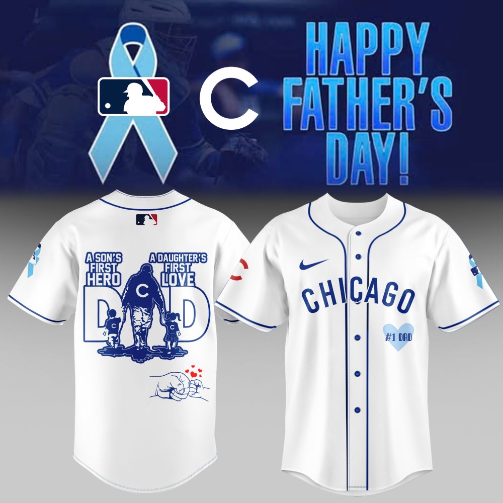 Celebrate Dad: Chicago Baseball Jersey - Perfect Father'S Day Gift For Your Hero!