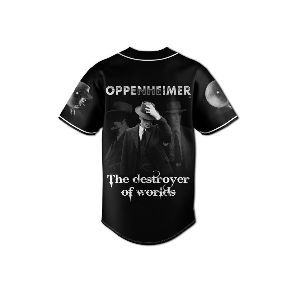 Stylish Oppenheimer Baseball Jersey - Unique Graphic Tee For Fans