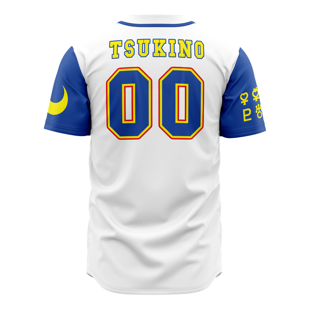 Crystal Tokyo Anime Baseball Jersey - Stylish &amp; Unique Design For Fans