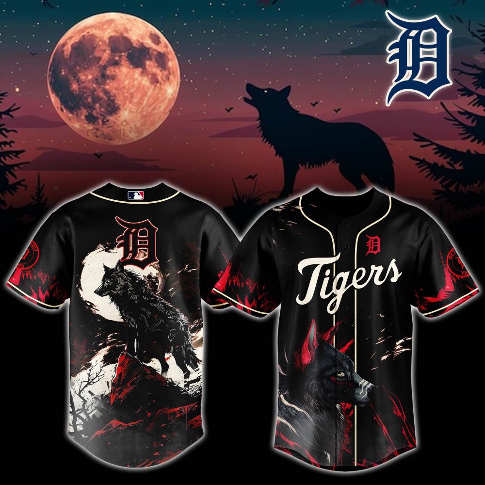 Limited Edition Wolf Moon Baseball Jersey - Unleash Your Wild Side Today!
