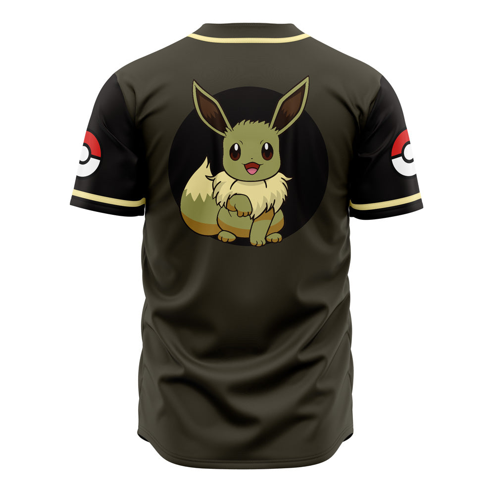 Stylish Pokémon Evolutions Baseball Jersey - Limited Edition Trainer Gear