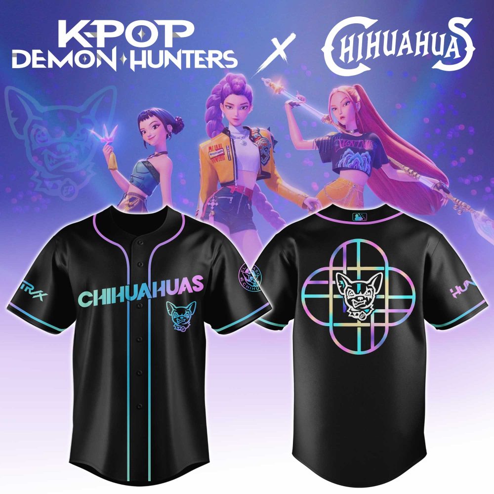 K-Pop Demon Hunters X Chihuahuas Jersey – Vibrant Gaming Style Unleashed!