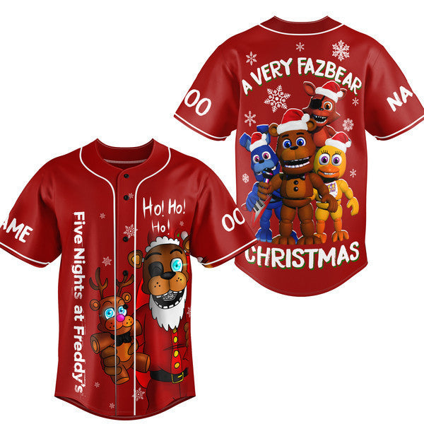 Festive Five Nights At Freddy'S Christmas Jersey - Limited Edition Holiday Wear