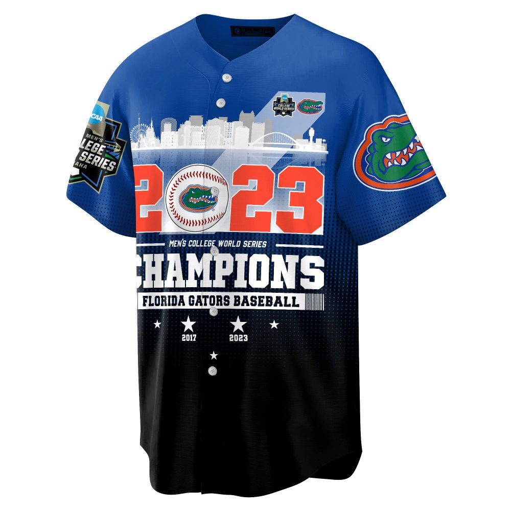 Florida Gators 2023 Champions Baseball Jersey – Celebrate Victory In Style!