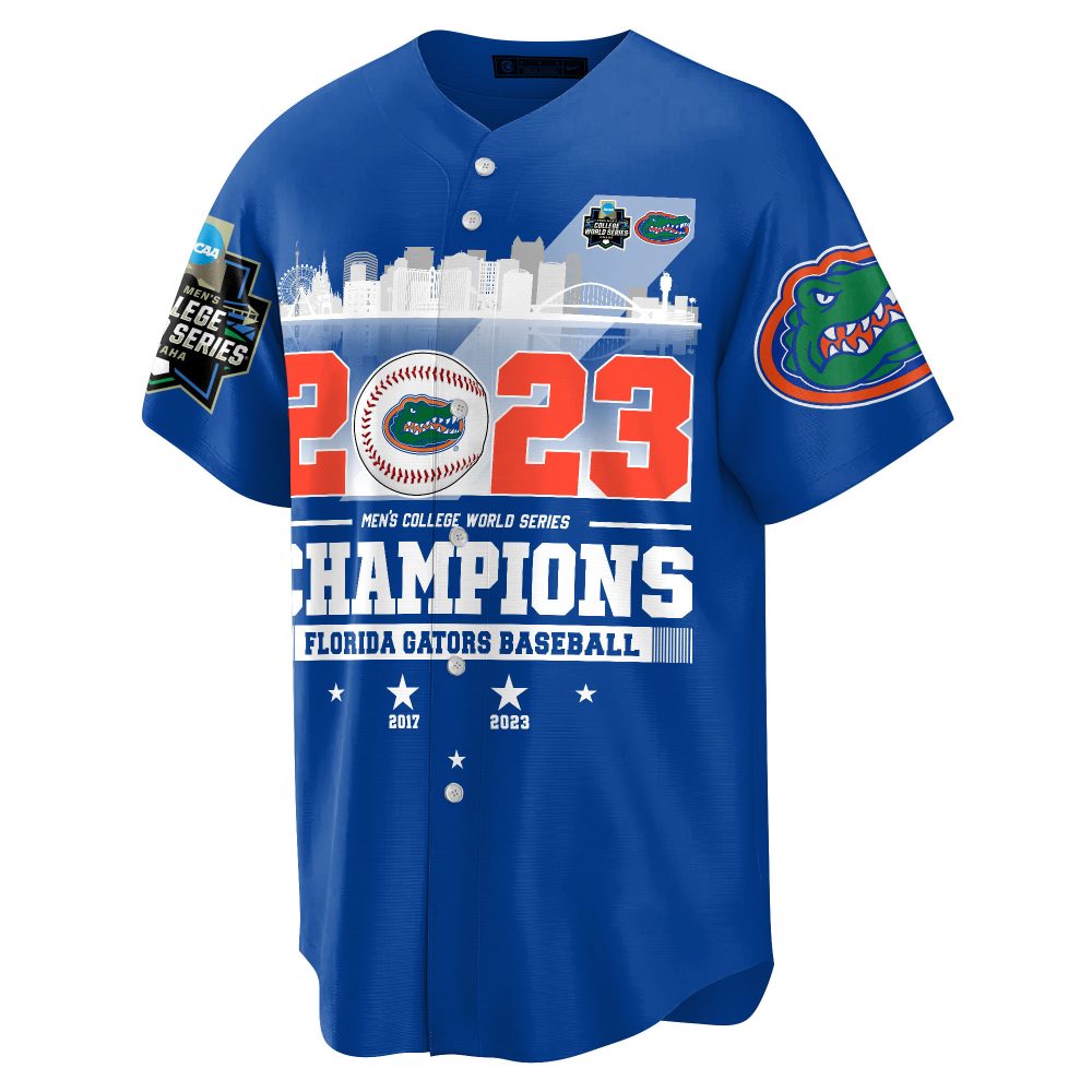 Florida Gators 2023 Champions Baseball Jersey – Celebrate Victory In Style!