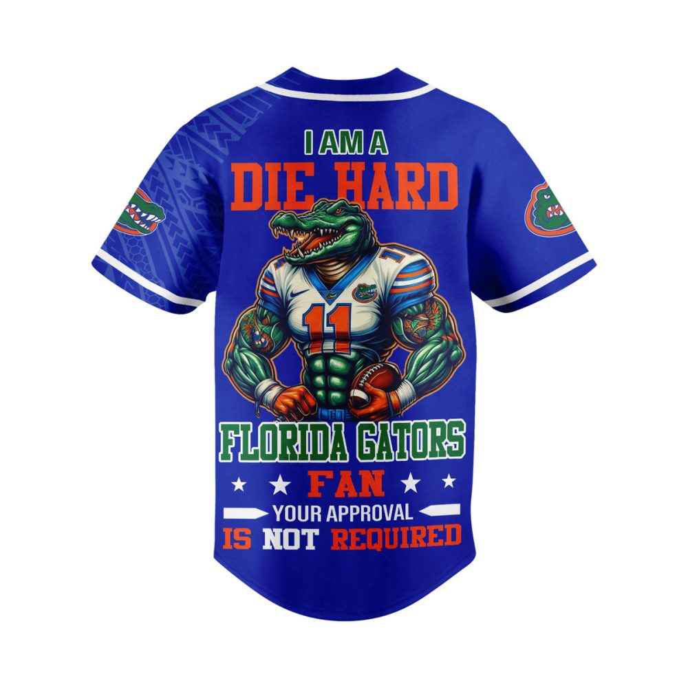Florida Gators Die Hard Fan Jersey - Bold Alligator Design, Perfect Sports Apparel For Game Day!