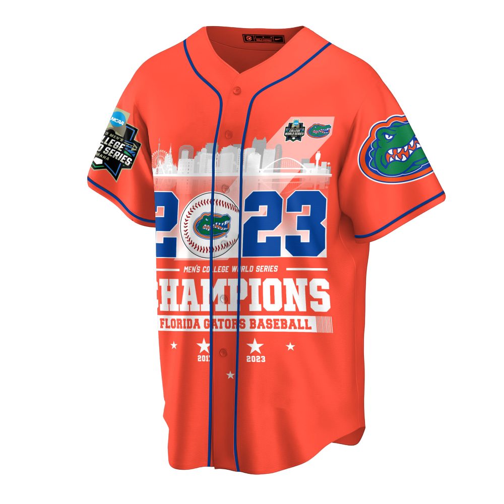 Florida Gators 2023 Champions Baseball Jersey – Celebrate Victory In Style!