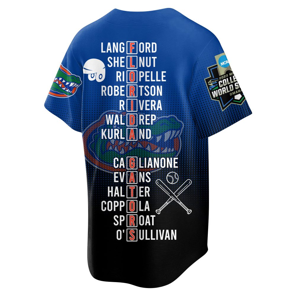 Florida Gators 2023 Champions Baseball Jersey – Celebrate Victory In Style!