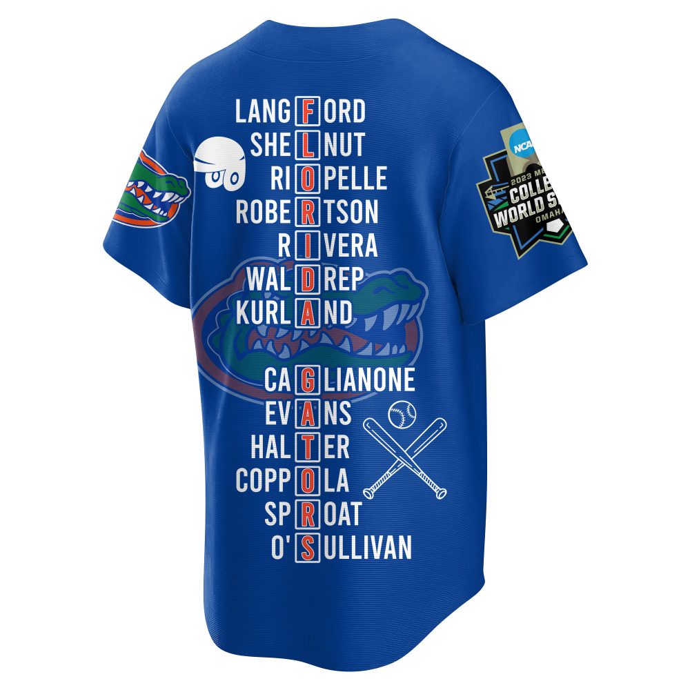 Florida Gators 2023 Champions Baseball Jersey – Celebrate Victory In Style!