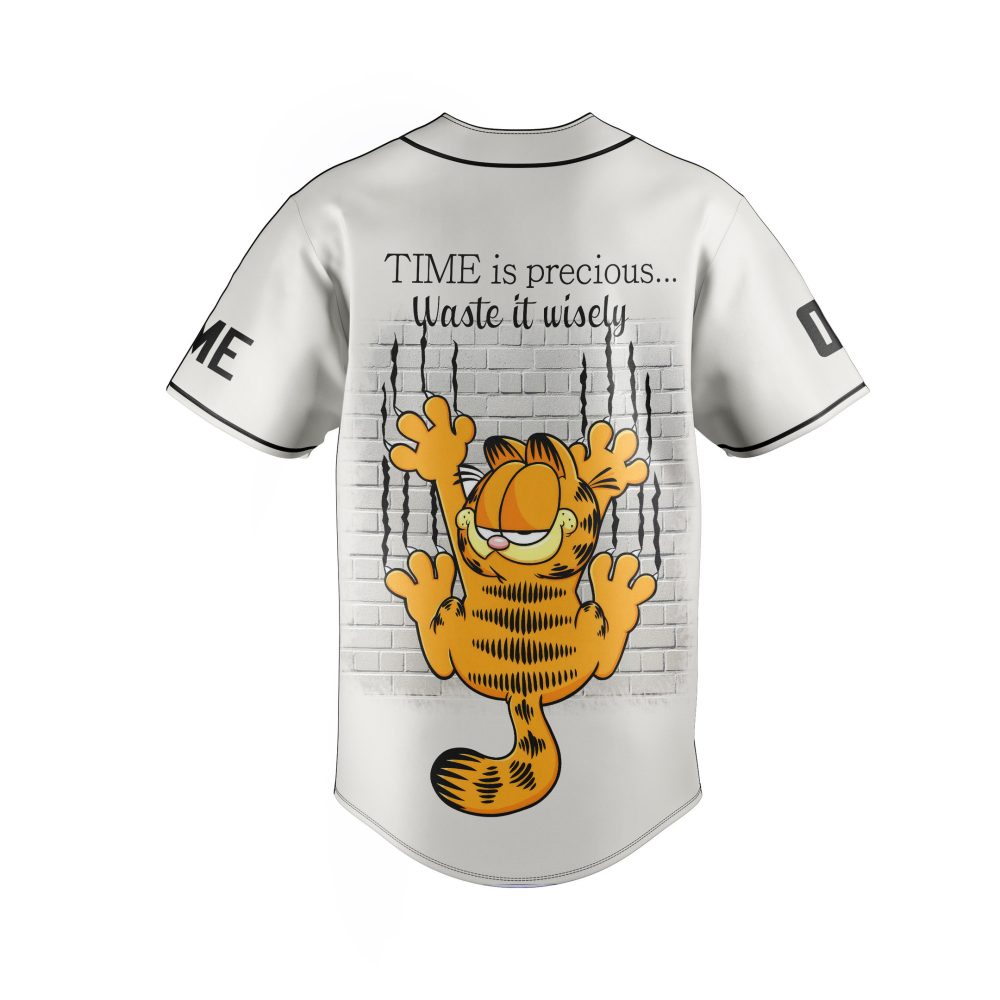 Garfield Baseball Jersey – Fun Cartoon Design, Perfect For Fans!