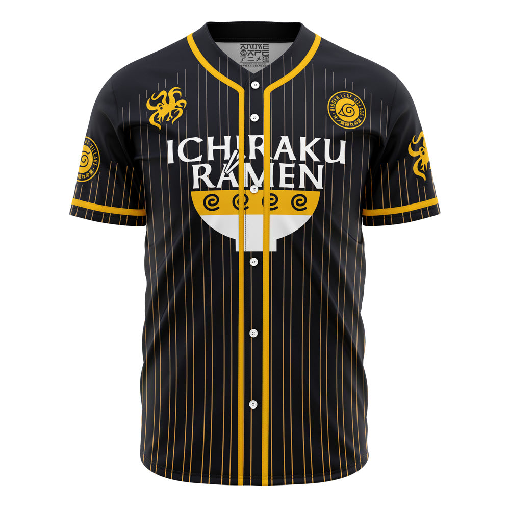Ichiraku Ramen Baseball Jersey - Anime-Inspired Casual Wear For Fans