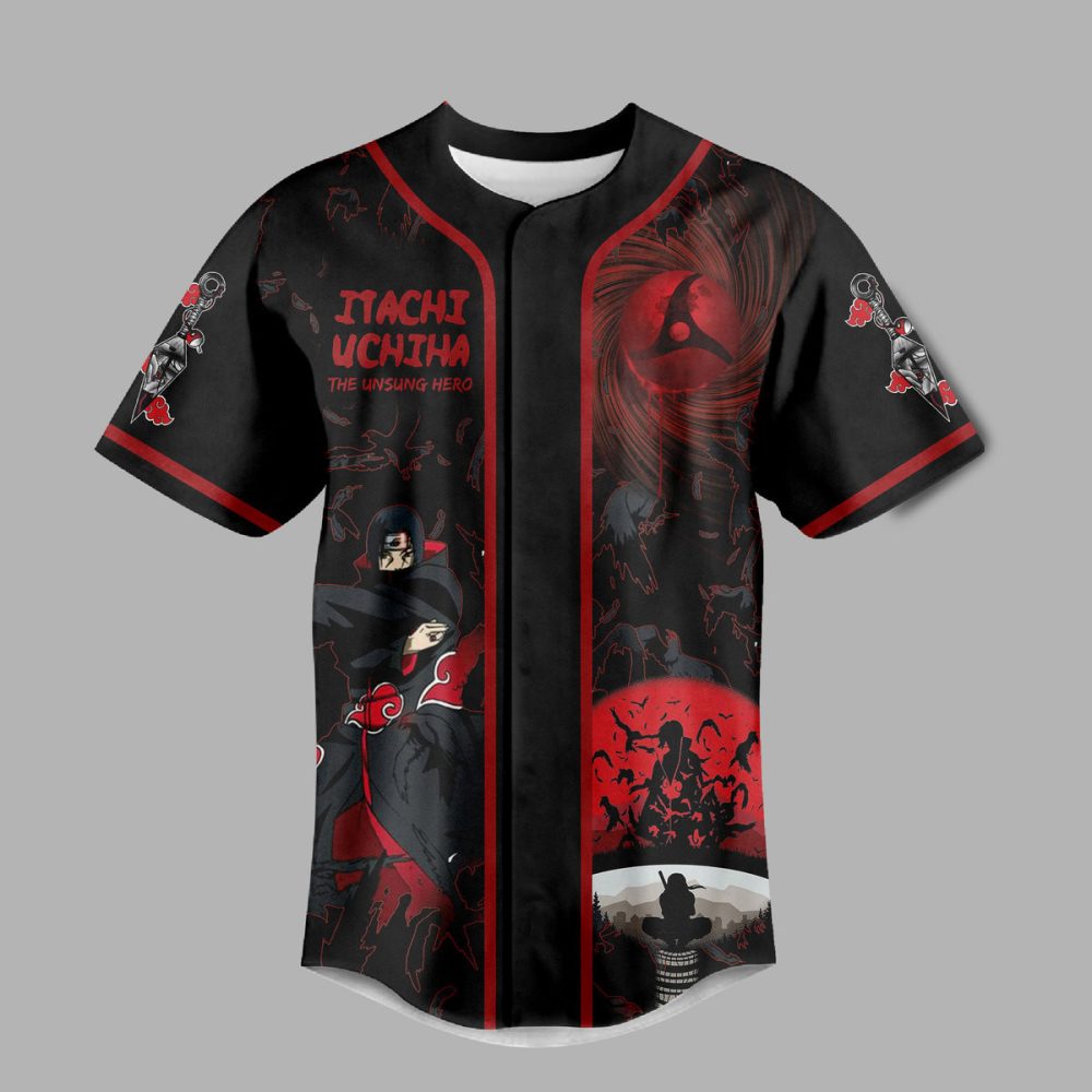 Anime Samurai Baseball Jersey – Unique Graphic Tee For Fans, Unisex Design