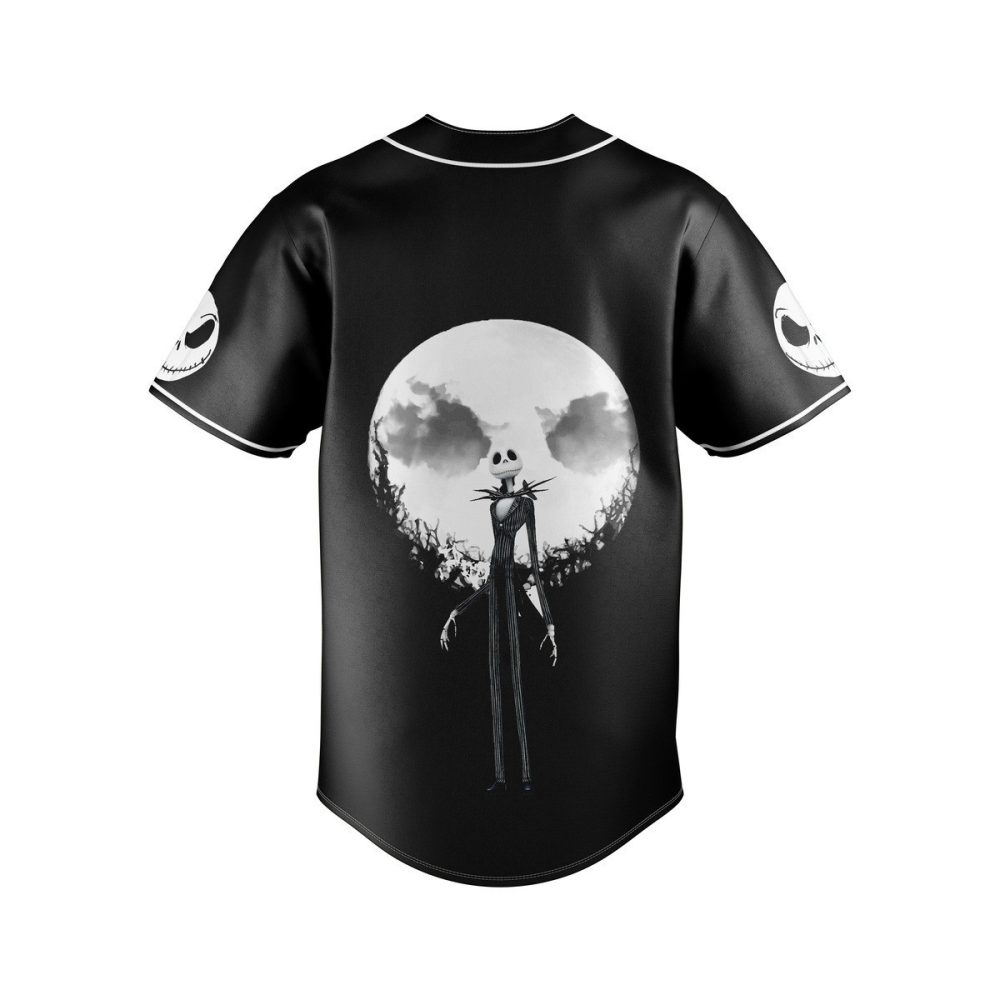 Spooky Jack Skellington Baseball Jersey - Halloween Special Edition Top