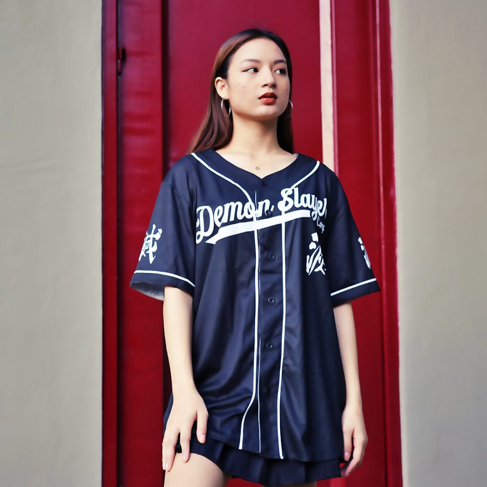Demon Slayer Corps Baseball Jersey - Stylish Anime Fan Apparel