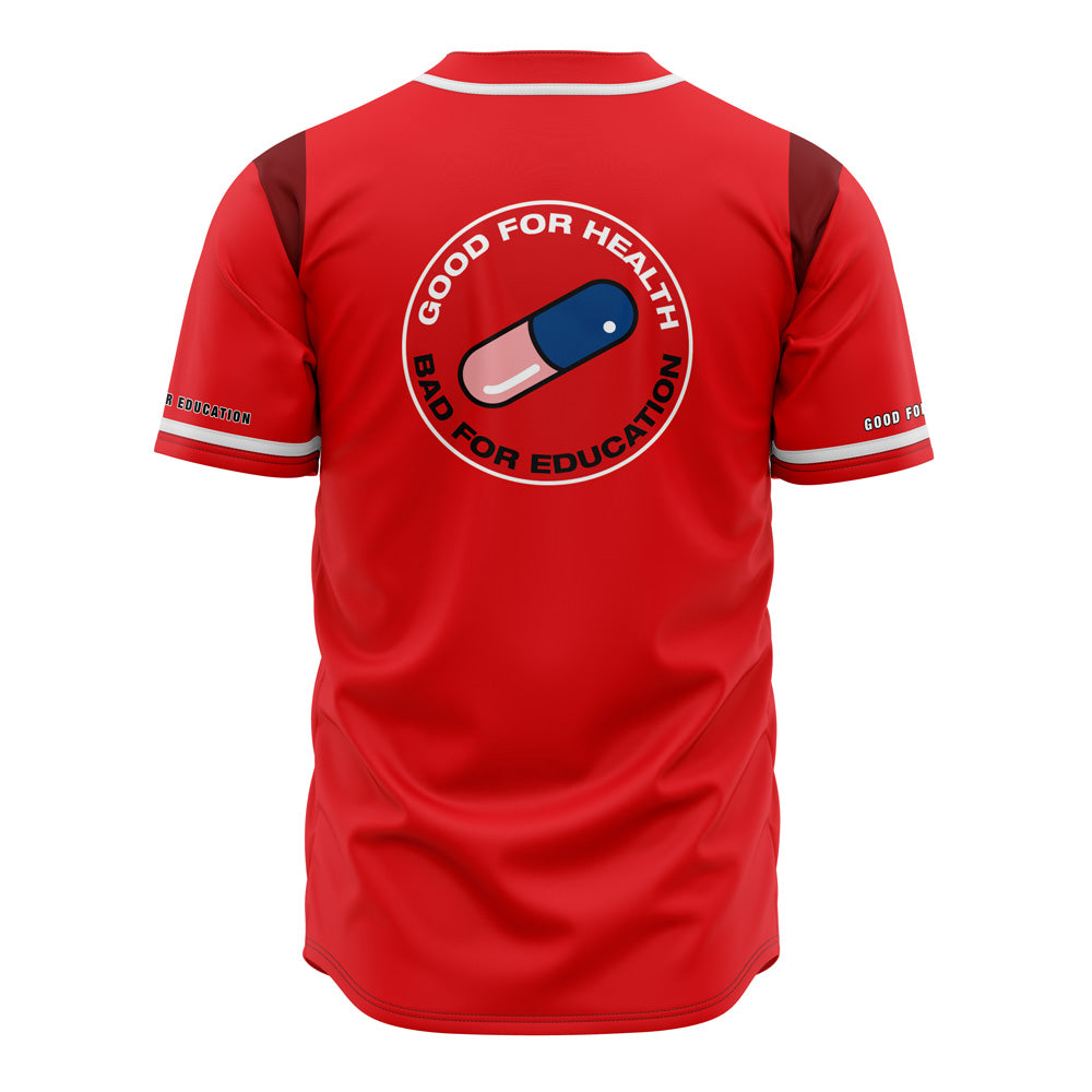 Red Baseball Jersey - Stylish Anime-Inspired Design, Premium Quality, Unisex, Perfect Gift!