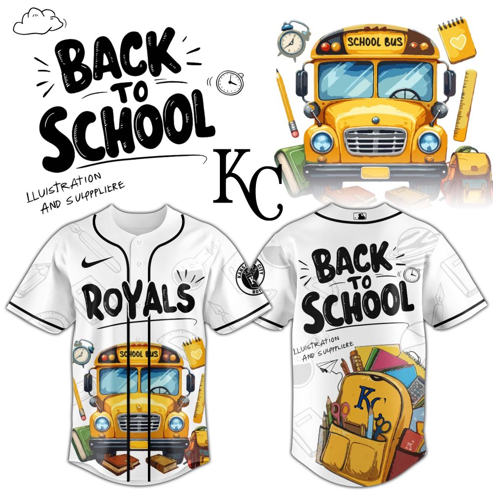 Back To School Baseball Jersey - Fun School Bus Design, Perfect For Students &amp; Teachers!