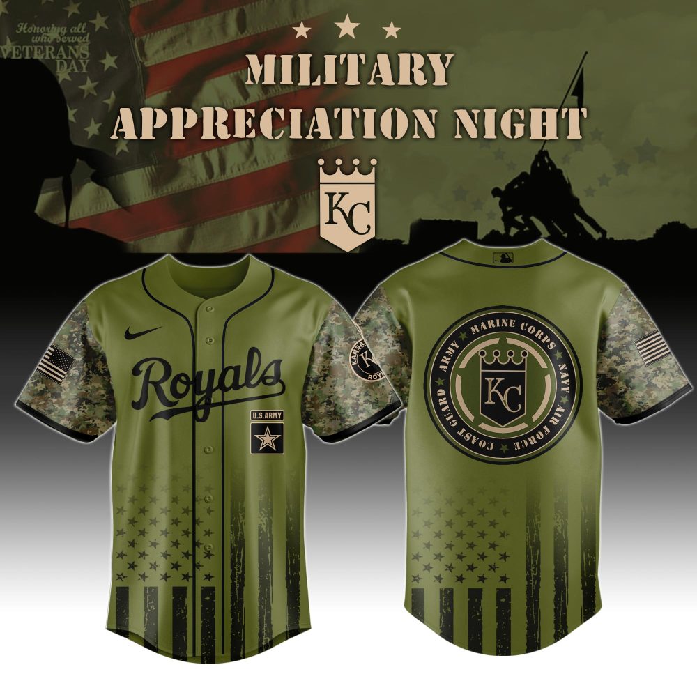 Honor Veterans: Limited Edition Military Appreciation Night Jersey – Show Your Support!