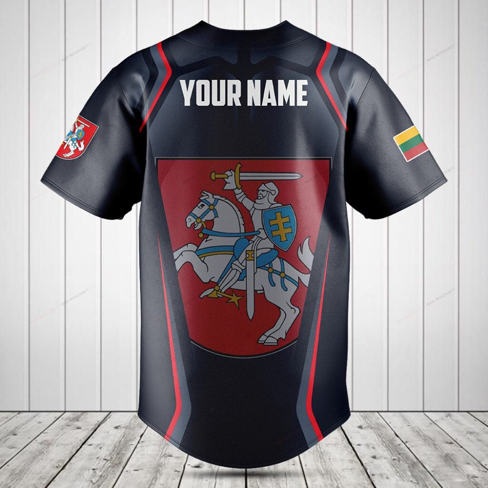 Stylish Lithuanian Knight Baseball Jersey – Bold Design &amp; Premium Quality
