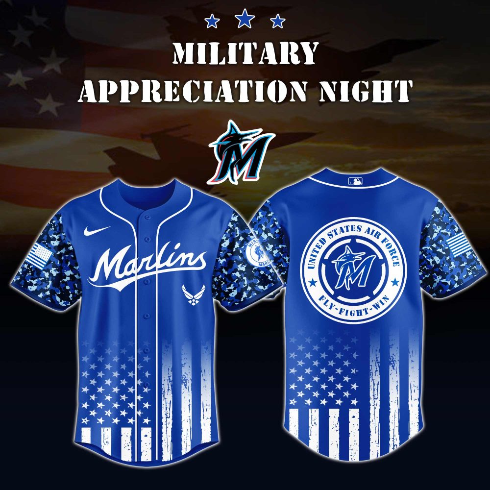 Honor Heroes With Marlins Military Appreciation Night Jersey - Limited Edition!