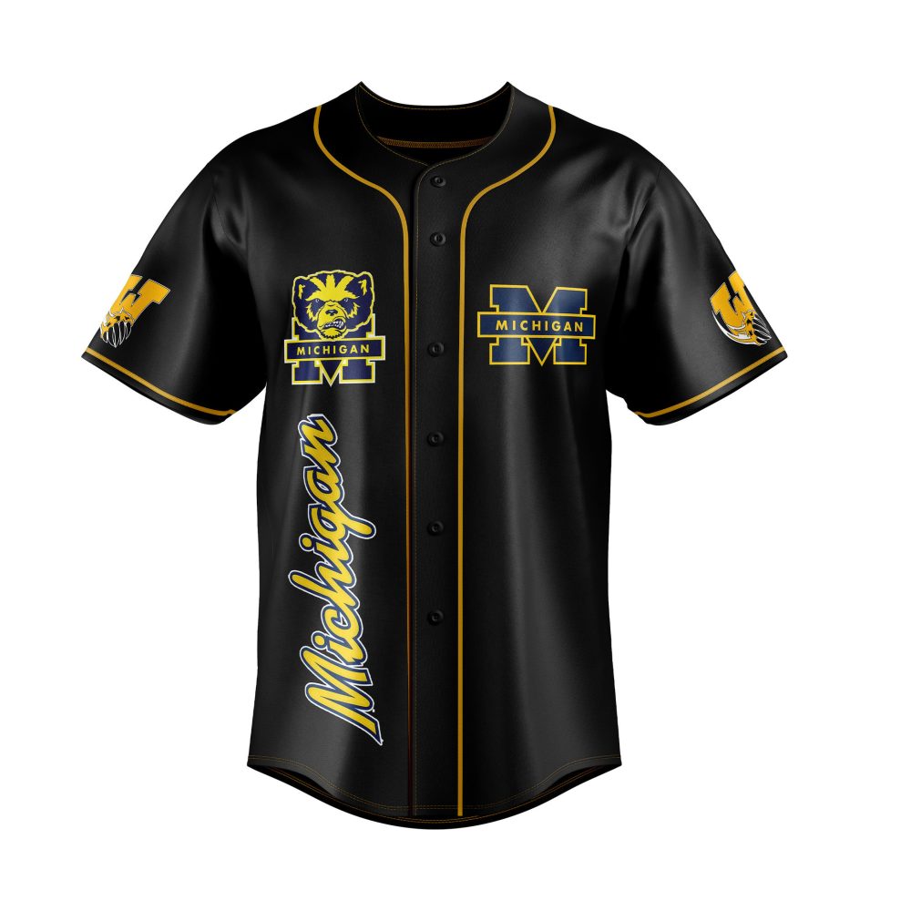 Michigan Wolverines Fan Jersey - Bold Design, Perfect For Game Day Enthusiasts