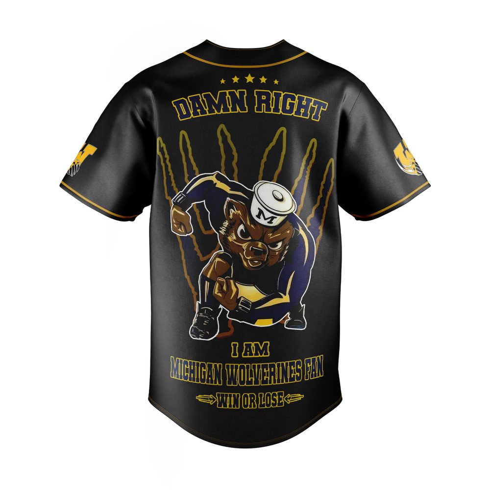 Michigan Wolverines Fan Jersey - Bold Black Design With Team Graphics - Show Your Pride!