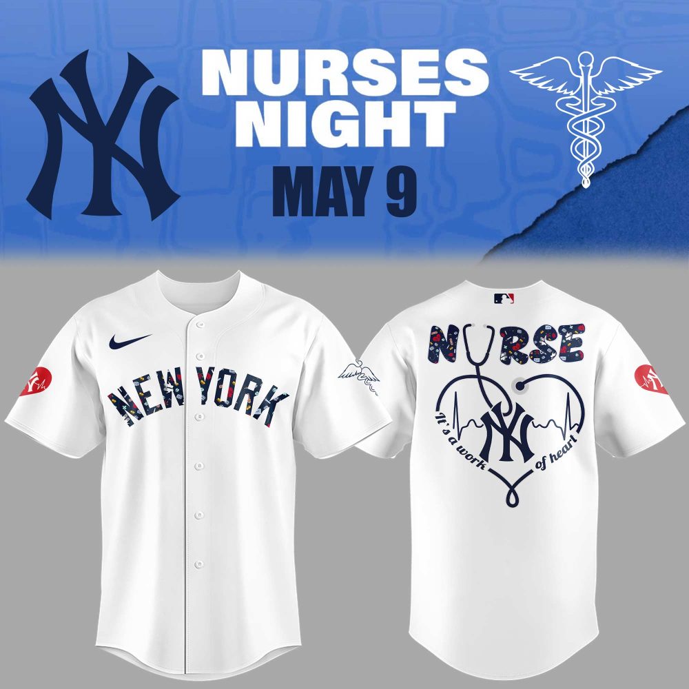 Nurses Night New York Baseball Jersey - Limited Edition Tribute Apparel