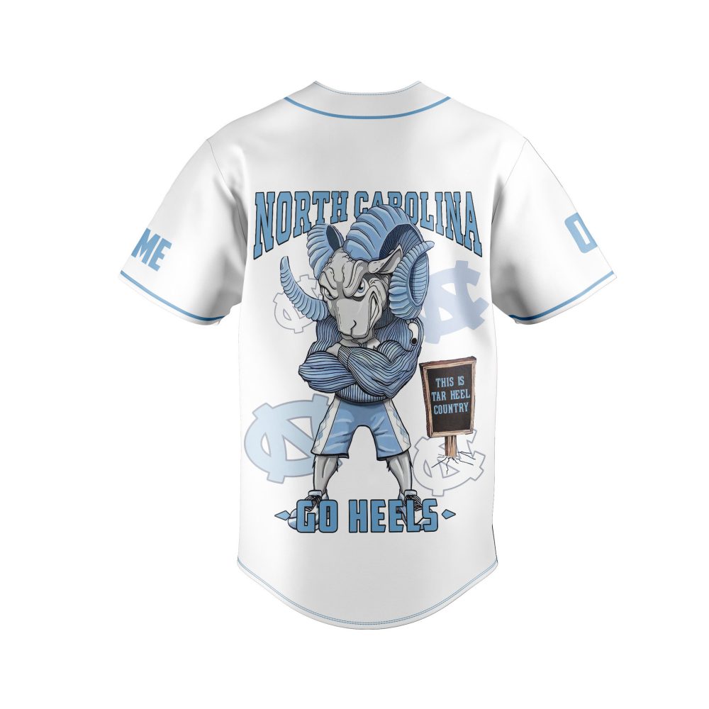 Unc Tar Heels Baseball Jersey - Stylish North Carolina Fan Gear For Game Day