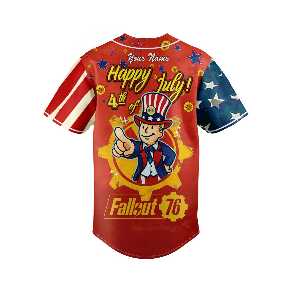 Patriotic Nuka Cola Baseball Jersey – Celebrate America In Style!