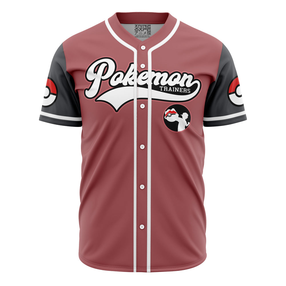 Stylish Pokémon Trainers Baseball Jersey - Unisex , Iconic Pokéball Design , Perfect Gift For Fans