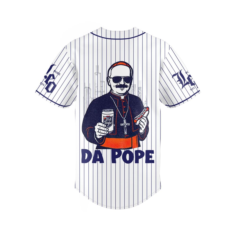Da Pope Baseball Jersey - Fun Chicago Style Sports Fan Apparel