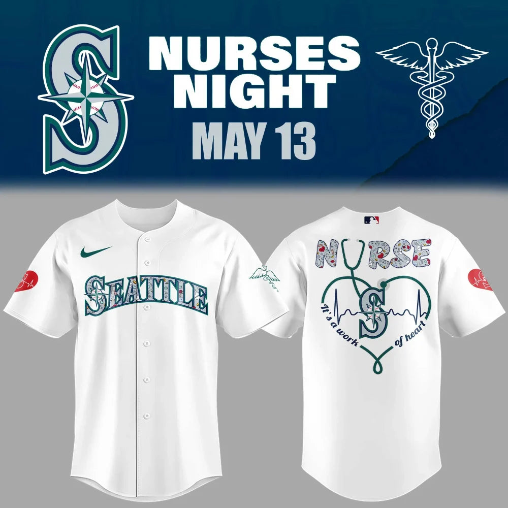 Limited Edition Seattle Nurse Night Jersey - Celebrate Healthcare Heroes May 13!