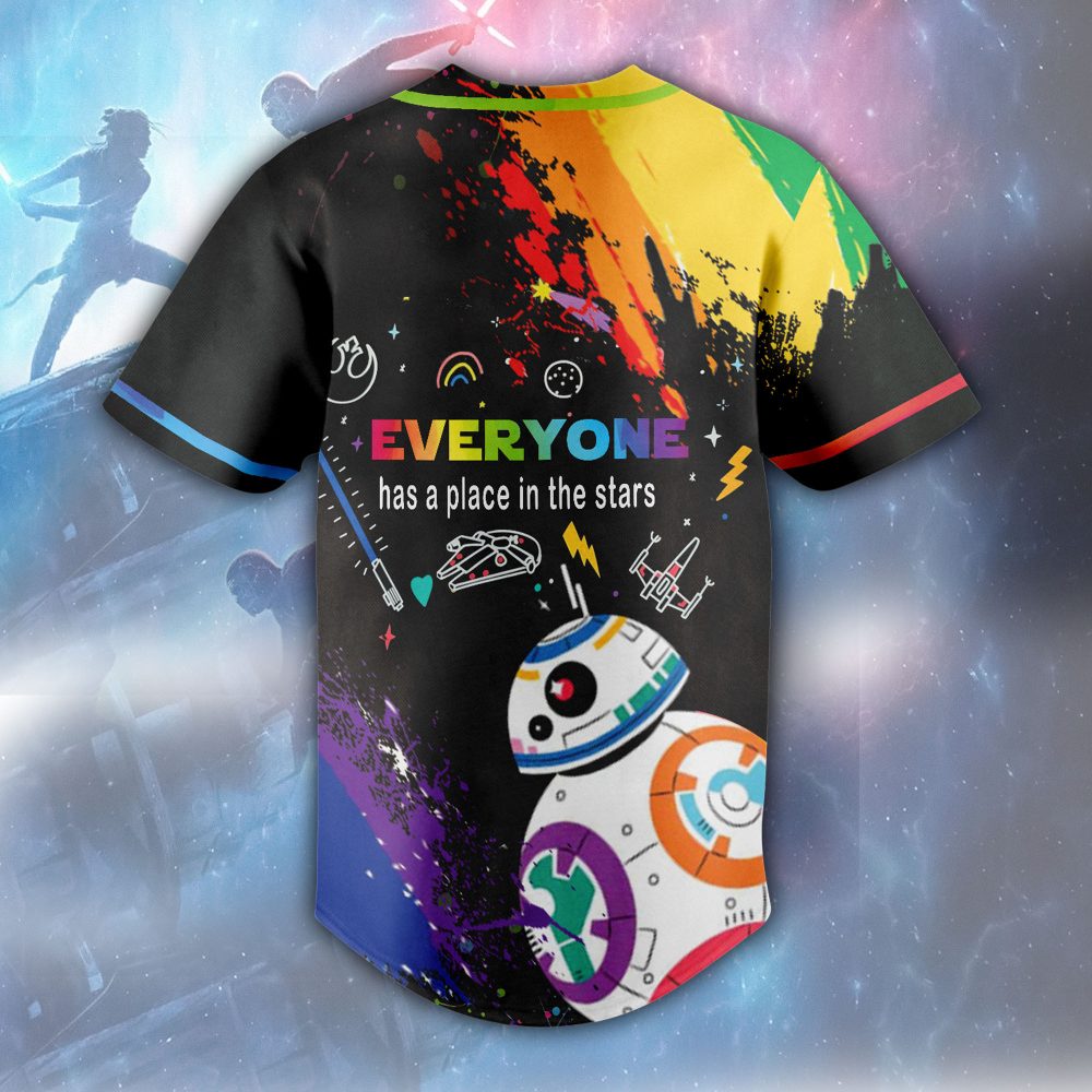 Star Wars Pride Jersey - Vibrant Rainbow Design For All Fans