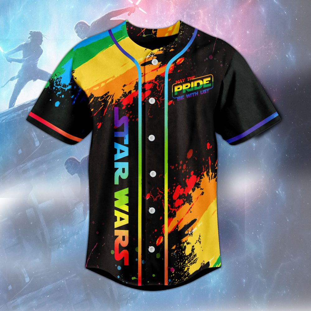 Star Wars Pride Jersey - Vibrant Rainbow Design For All Fans