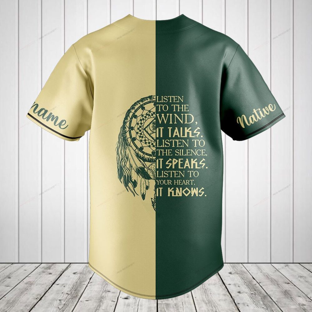 Stay Wild Native Child Baseball Jersey – Unique Wolf Design, Perfect Gift For Free Spirits