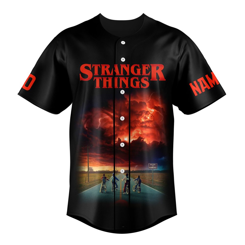 Stranger Things Baseball Jersey – Iconic Design, Unisex, Soft Fabric, Perfect Gift For Fans