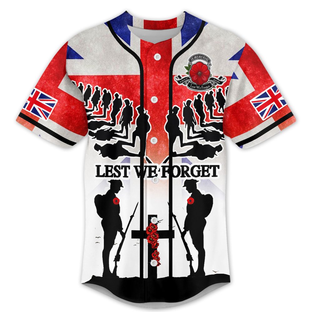 Commemorative Remembrance Day Jersey – Honor Veterans With Style , 1914-2023 Tribute