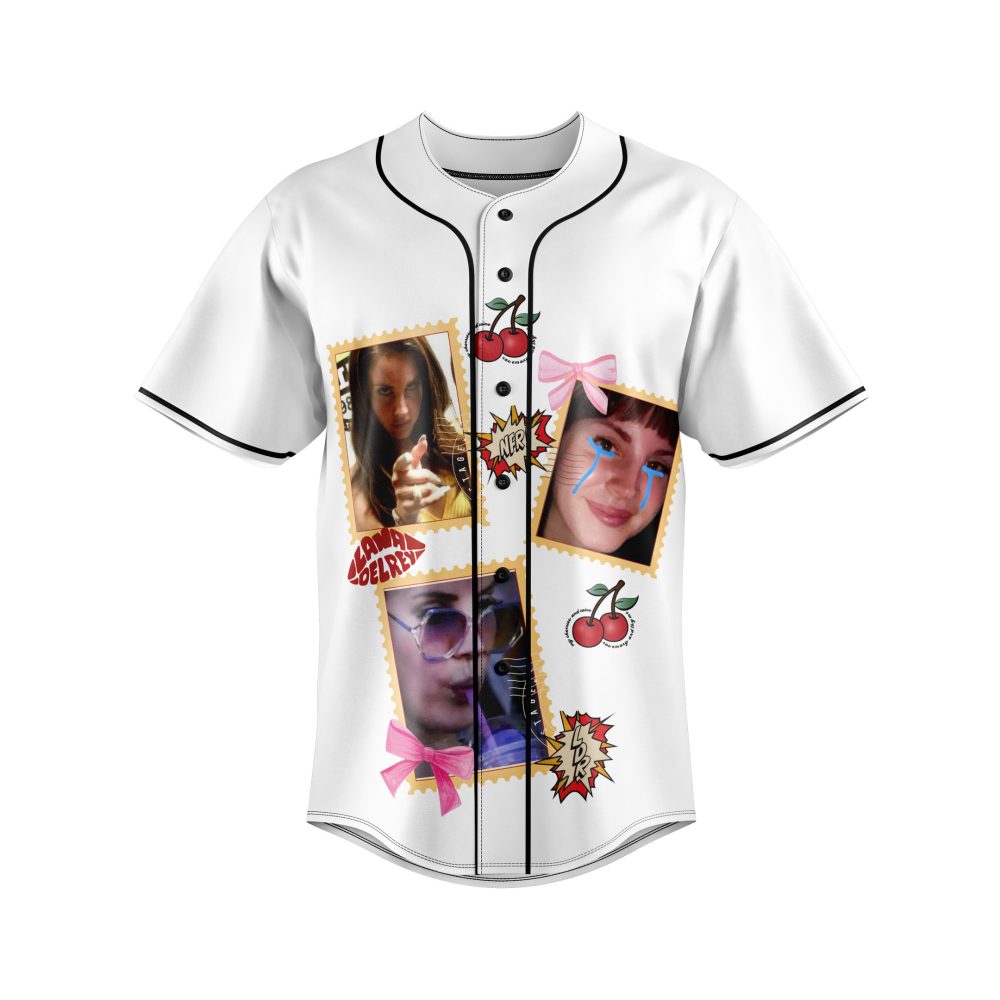 Vintage Graphic Baseball Jersey – Unique Artistic Design, Bold Style, Perfect Gift