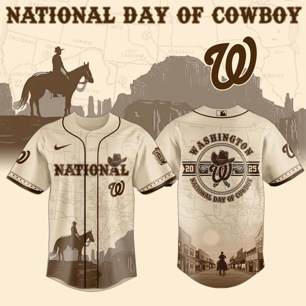 Celebrate In Style: National Day Of Cowboy Jersey - Limited Edition 2025 , Washington Design